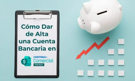 Dar de alta una cuenta bancaria en Comercial Premium