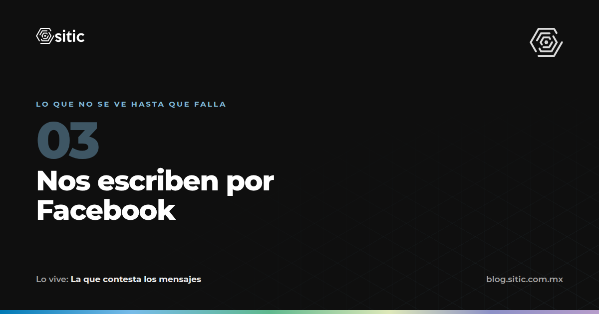Nos escriben por Facebook