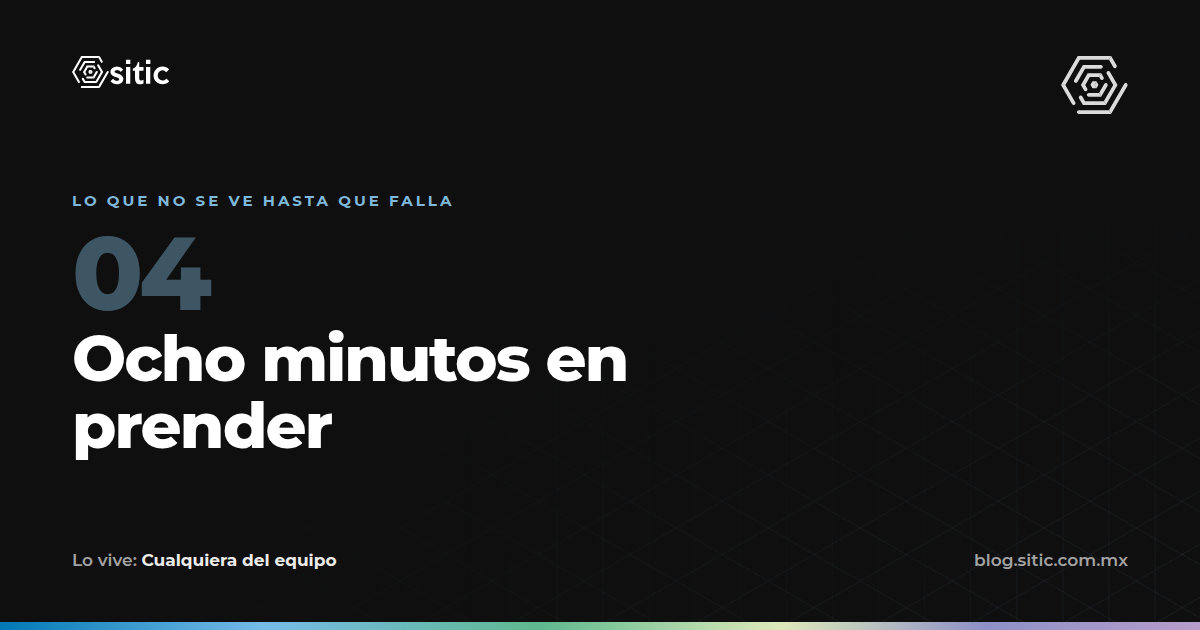 Ocho minutos en prender