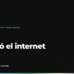 Se cayó el internet