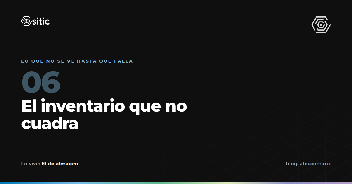 El inventario que no cuadra