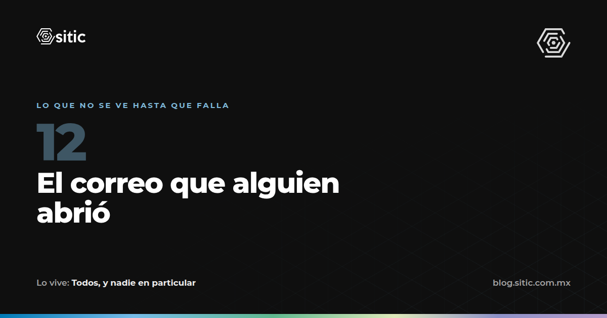 El correo que alguien abrió